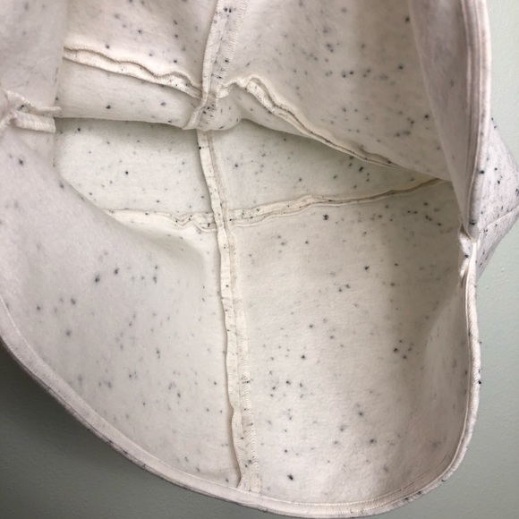 Massimo Dutti Speckled Sweatshirt Drawstring Skirt - Picture 8 of 15